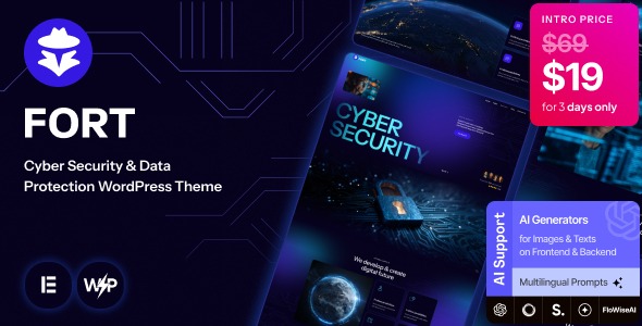 Fort 1.3.0 – Cyber Security & Data Protection WordPress Theme