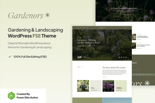 Gardenors 1.0.0 – Gardening Landscaping WordPress Theme