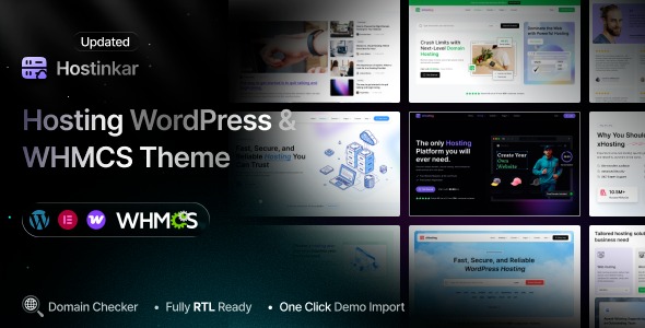 Hostinkar 1.0.3 – Hosting WordPress & WHMCS Theme