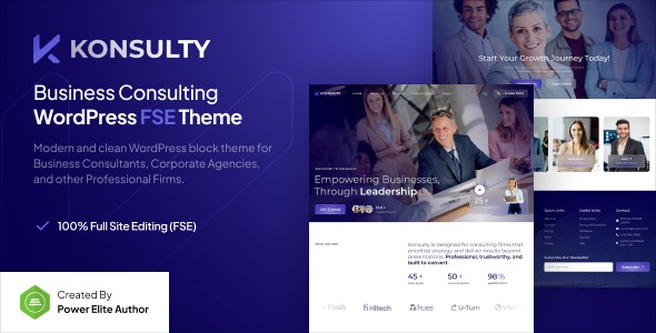 Konsulty 1.0.0 – Business Consulting Gutenverse FSE WordPress Block Theme