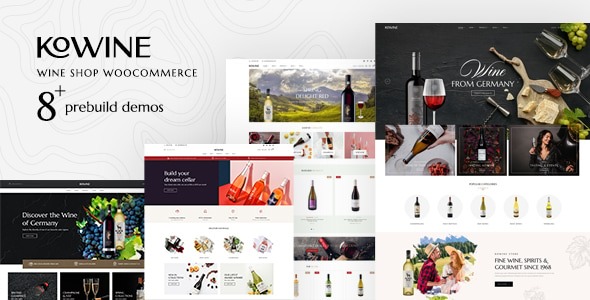 Kowine 1.3.2 – Wine Store WordPress Theme