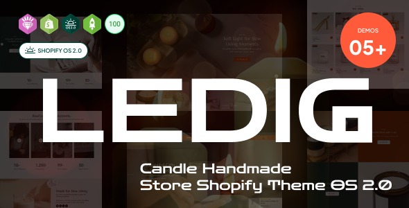 Ledig 2.0.0 – Candle Handmade Shopify Theme OS 2.0