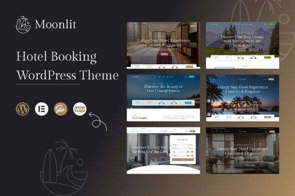 Moonlit 1.2.1 – Hotel Booking WordPress Theme
