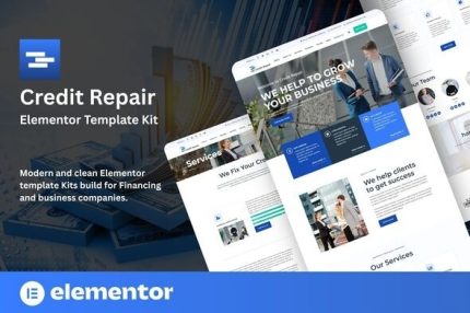 ND Credit Repair - Finance Company Elementor Template Kit