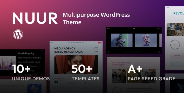 Nuur 1.0.0 – Multipurpose WordPress Theme
