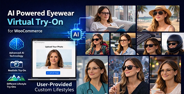 AI Powered Eyewear Virtual Try-on Popup 3.0.0 – WooCommerce WordPress
