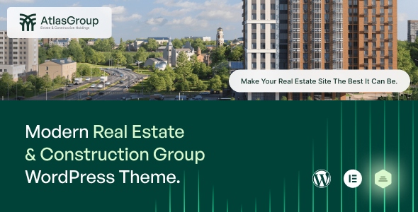 AtlasGroup 1.0.0 – Real Estate & Construction Group WordPress Theme