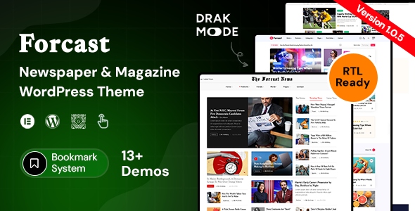 Forcast 1.0.5 – Newspaper & Magazine Theme