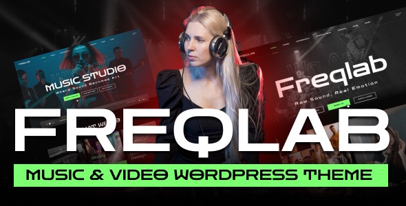 Freqlab 1.0.0 – Music & Video WordPress Theme
