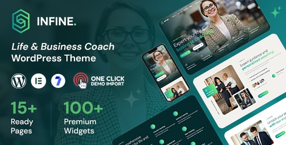 Infine 1.0.6 – Business and Life Coach WordPress Theme