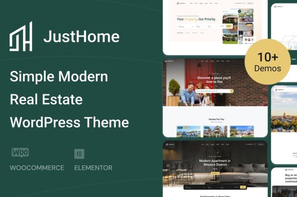 Justhome 1.0.20 – Real Estate WordPress Theme
