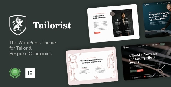 Tailorist 1.1 – Tailoring & Fashion WordPress Theme