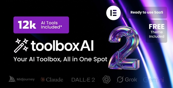 ToolboxAI 2.0.1 – AI Tools Directory SaaS