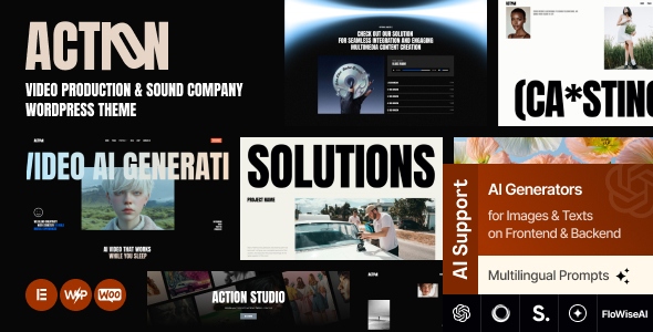 Action 1.2.0 – Video Production & Sound Company WordPress Theme