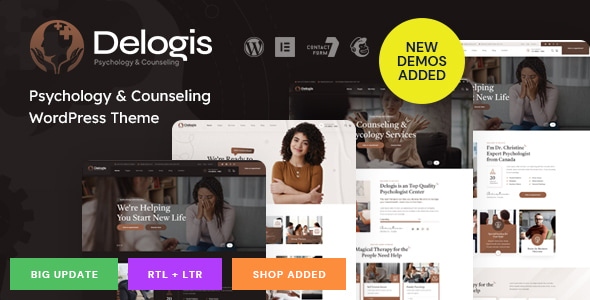 Delogis 1.1 – Psychology & Counseling WordPress Theme