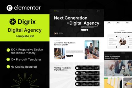 Digrix - Digital Agency Elementor Template Kit