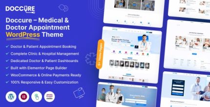 Doccure - Doctor Appointment Booking and Clinic Management WordPress Theme