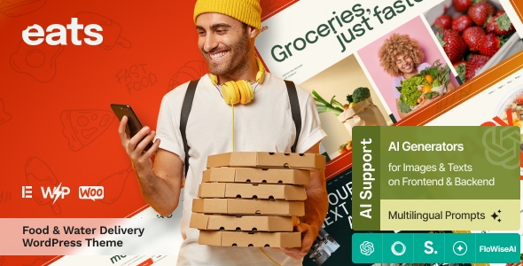 Eats 1.7.0 – Water & Food Delivery WordPress Theme