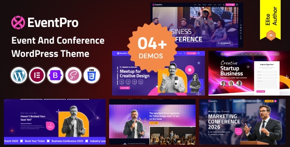 EvenTro 1.0.0 – Event & Conference WordPress Theme