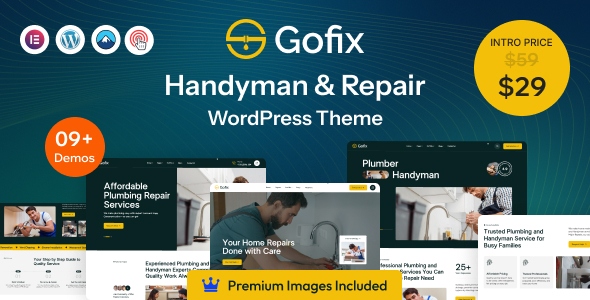Gofix 1.0.0 – Handyman & Repair Service WordPress Theme