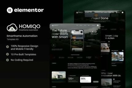 Homiqo - Smarthome Automation Elementor Template Kit