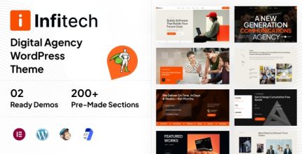 Infitech - Creative Agency & Portfolio WordPress Theme