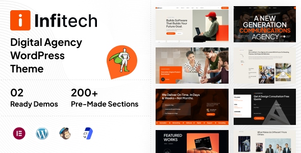 Infitech 1.1 – Creative Agency & Portfolio WordPress Theme