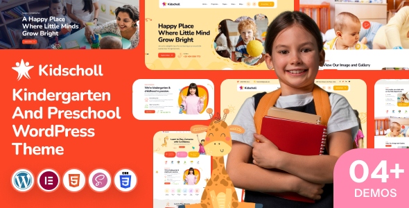 Kidscholl 1.0.0 – Kindergarten & Preschool WordPress Theme