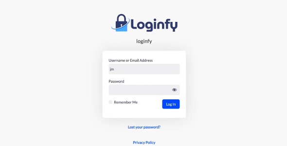 Loginfy 1.0.3.7 – WP Adminify Pro