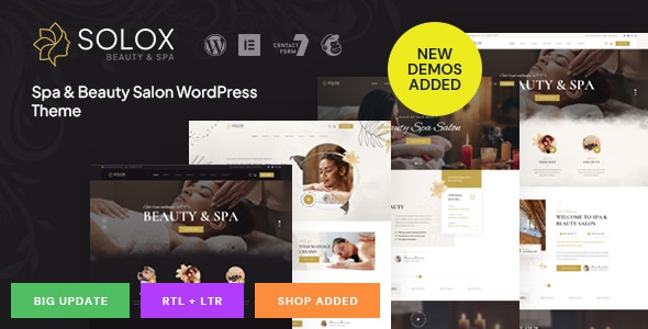 Solox 1.2.2 – Spa & Beauty WordPress Theme