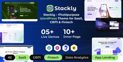 Stackly - Multipurpose WordPress Theme for SaaS