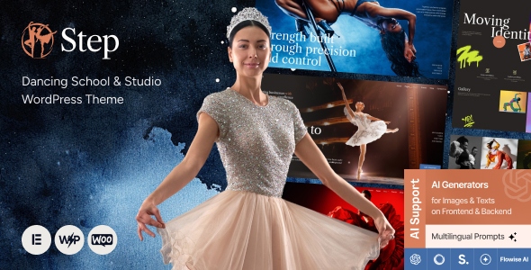 Step 1.3.0 – Dancing School & Studio WordPress Theme