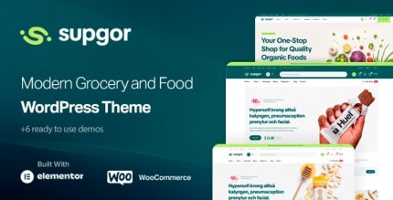 Supgor - Grocery Store and Food WordPress Theme