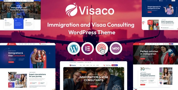 Visaco 2.0 – Immigration and Visa Consulting WordPress Theme
