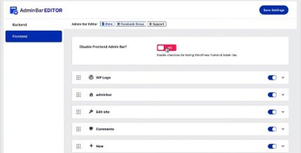 Admin Bar Editor