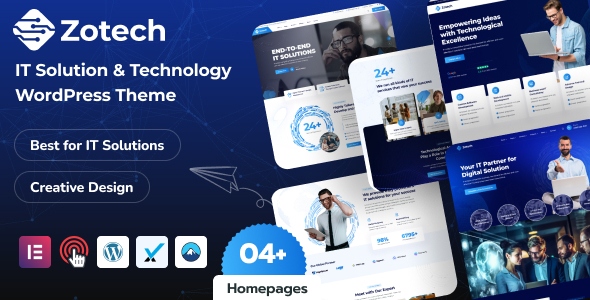 Zotech 1.0.0 – IT Solutions & Technology WordPress Theme