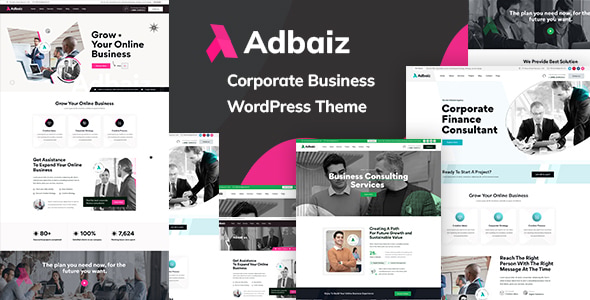 Adbaiz 1.0.0 – Corporate Business WordPress Theme