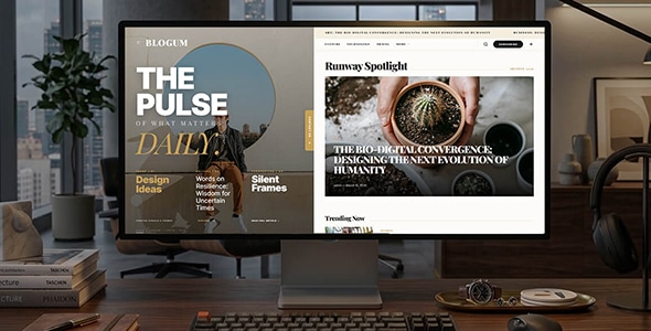 Blogum 1.0.0 – Newspaper, Blog & Magazine WordPress Theme