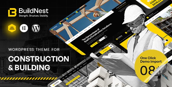 Buildnest 1.0.1 – Construction WordPress Theme