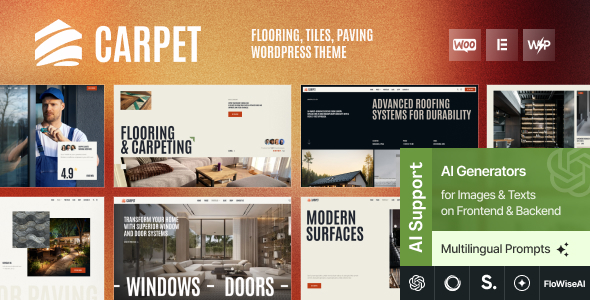 Carpet 1.4.0 – Flooring, Tiles & Paving WordPress Theme