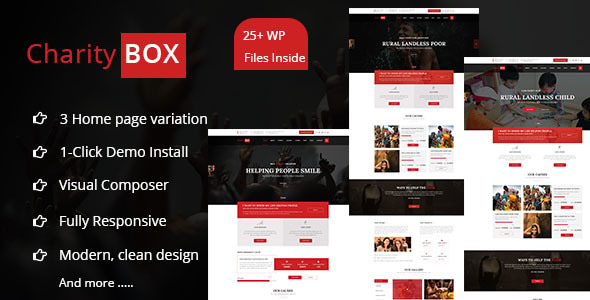 CharityBOX 3.0 – Fundraising WordPress Theme