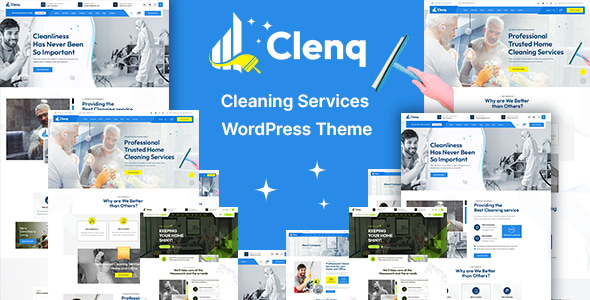 Clenq 1.0.0 – Cleaning Services WordPress Theme