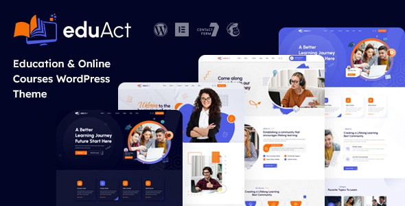 EduAct 1.0.1 – Education & Courses WordPress Theme