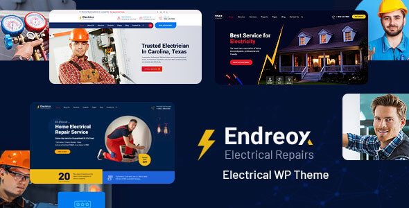 Endreox 1.0.0 – Electrical Repair Service WordPress Theme