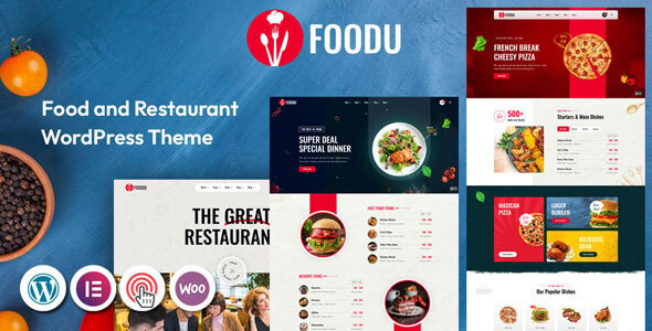 Foodu 2.0.0 – Food & Restaurant WordPress Theme