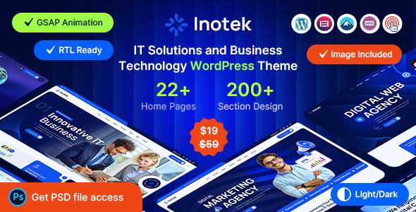 Inotek 1.0.0 – IT Solutions and Business Technology WordPress Theme