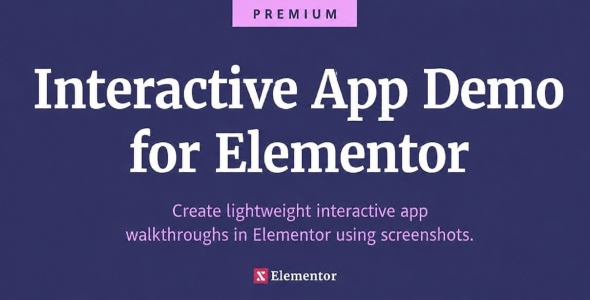 Interactive App Demo for Elementor 1.0.0 – Create product walkthroughs without editing a video