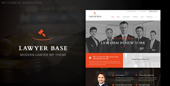 Lawyer Base 1.3.4 – Attorney WordPress