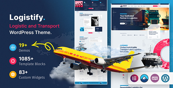 Logistify 1.0.1 – Transportation & Logistics WordPress Theme