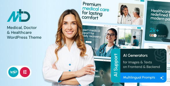 MD 1.3.0 – Medical, Doctor & Healthcare WordPress Theme